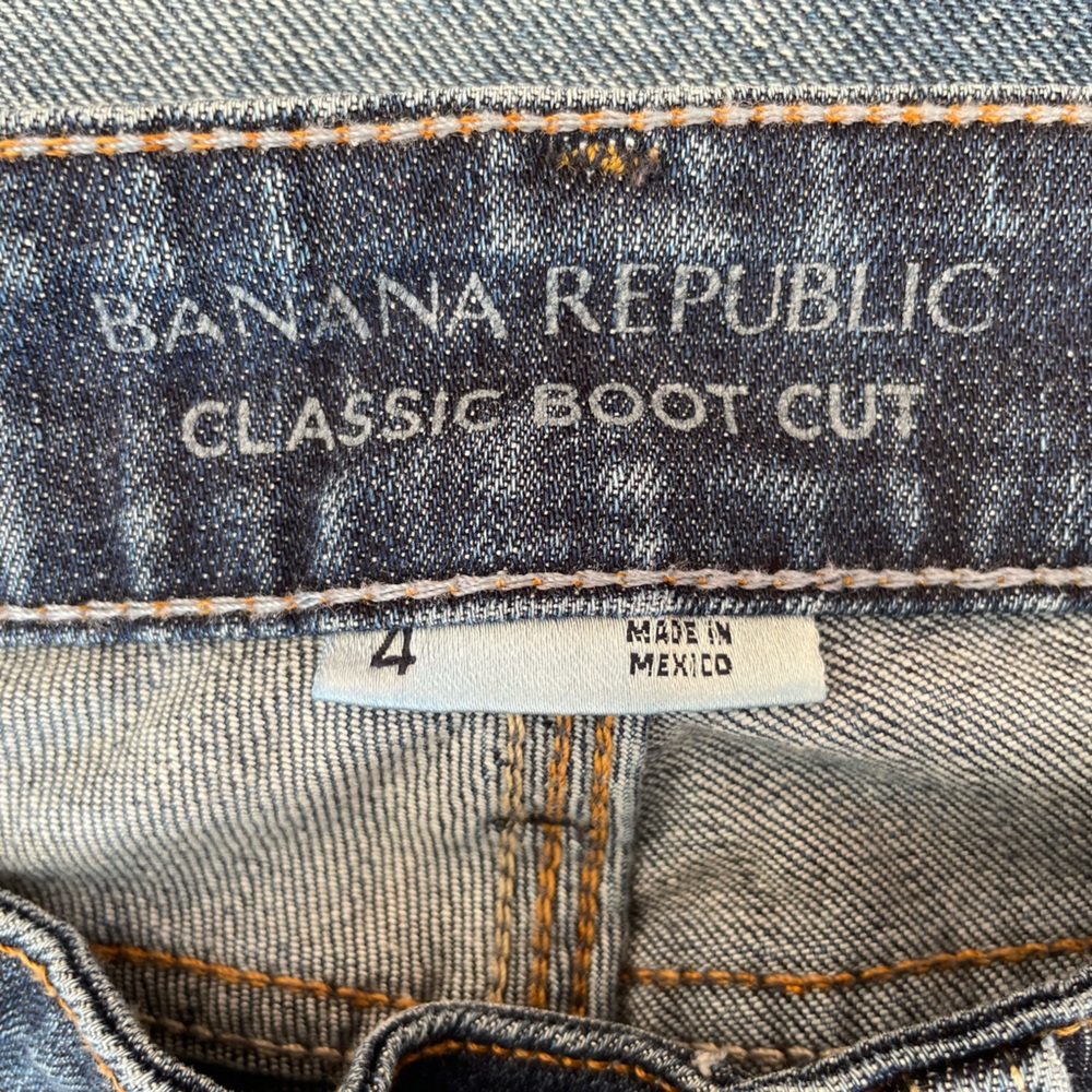 Banana Republic boot cut jeans 4